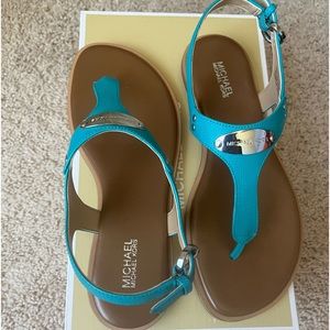 Michael Kors -MK Plate Thong Sandal Brand New with Box! Size 6.5!